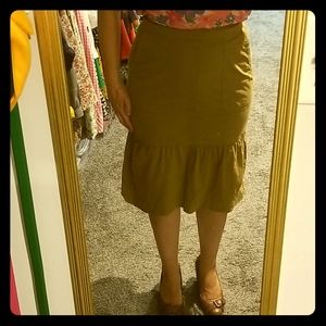 J.Crew Khaki Skirt